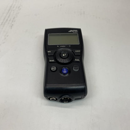 NTi Minirator MR2 Handheld Audio Signal Generator Compact Portable TRS XLR