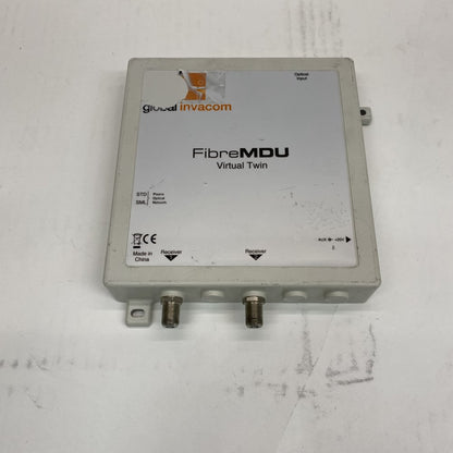 MDU Optical Receiver FibreMDU Virtual Twin Invacom Optical Input F Connectors