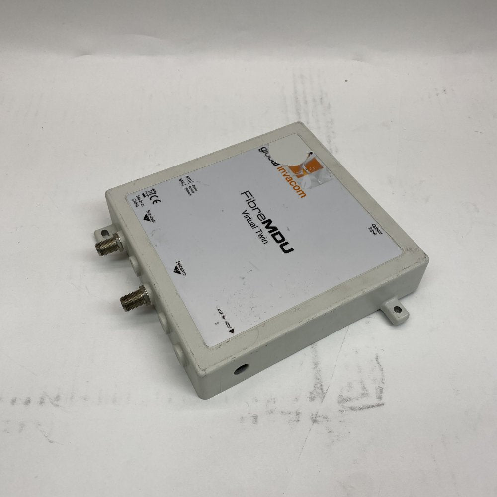 MDU Optical Receiver FibreMDU Virtual Twin Invacom Optical Input F Connectors