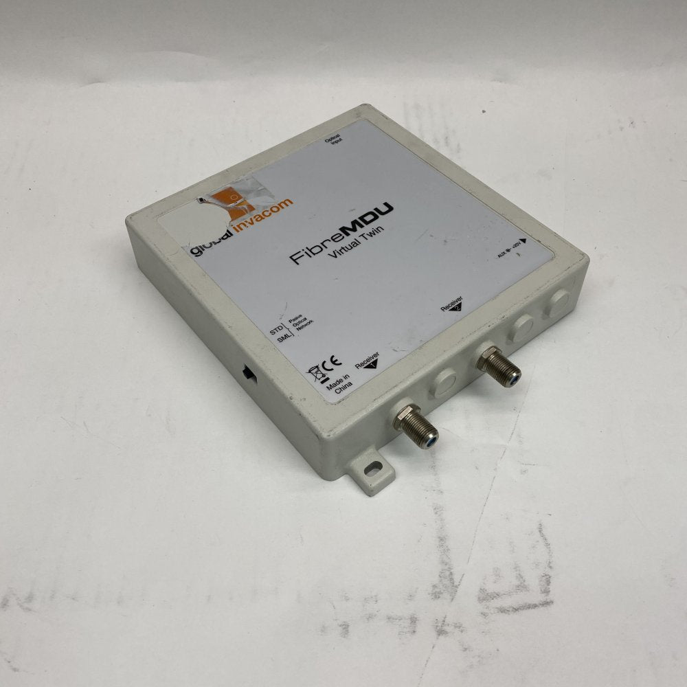 MDU Optical Receiver FibreMDU Virtual Twin Invacom Optical Input F Connectors