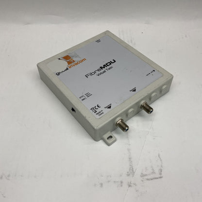 MDU Optical Receiver FibreMDU Virtual Twin Invacom Optical Input F Connectors