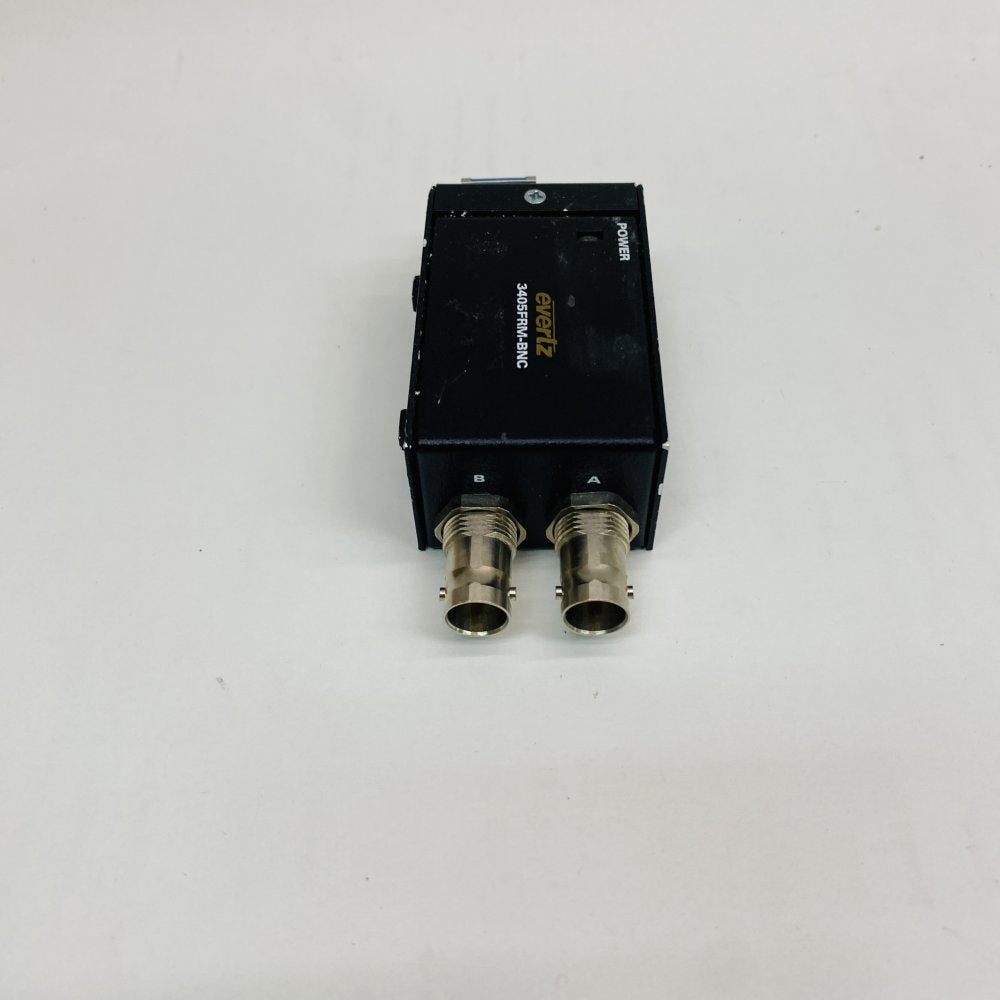 Broadcast Fiber SDI Receiver SC Duplex Dual BNC Outputs Evertz 3405FRM-BNC