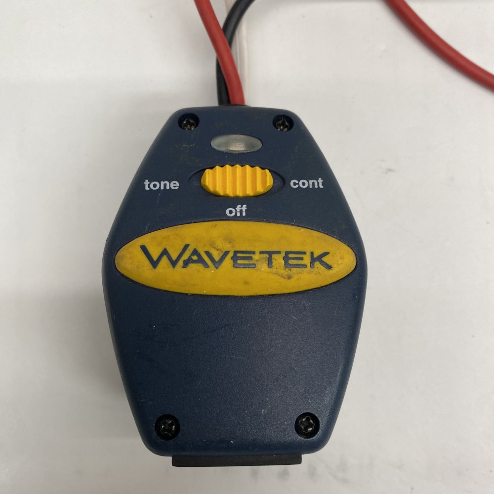 Telecom Tone Generator Line Tracer Cable RJ11 Alligator Clips Wavetek 541TG