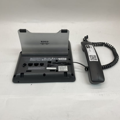 IP Desk Phone PoE Gigabit Ethernet Headset AUX Backlit LCD Cisco CP-7821 Phone