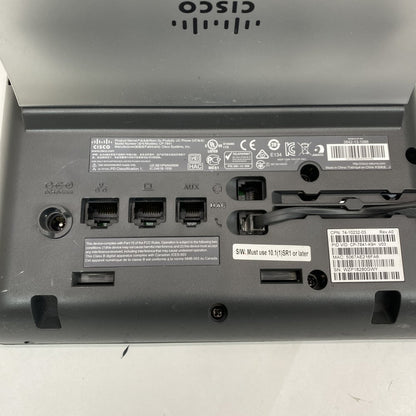 IP Desk Phone PoE Gigabit Ethernet Headset AUX Backlit LCD Cisco CP-7821 Phone