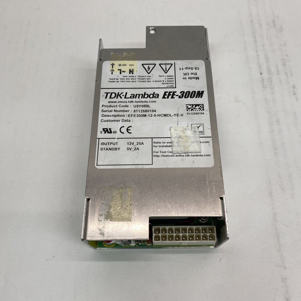 TDK-Lambda EFE-300M 12V 25A 5V 2A Industrial DC Power Supply High Efficiency