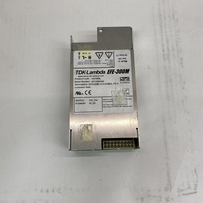 TDK-Lambda EFE-300M 12V 25A 5V 2A Industrial DC Power Supply High Efficiency