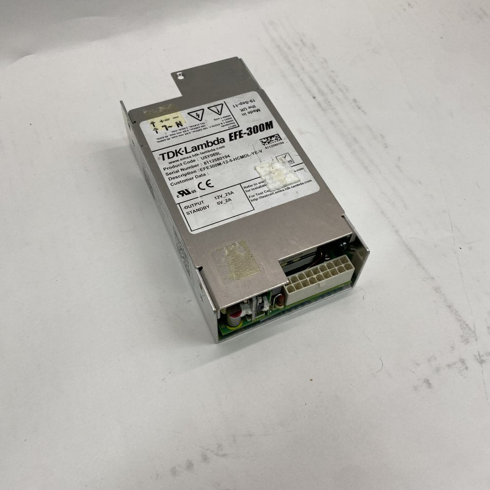 TDK-Lambda EFE-300M 12V 25A 5V 2A Industrial DC Power Supply High Efficiency