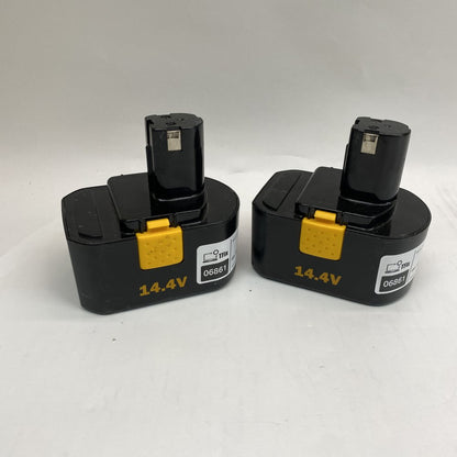 Cordless Drill Battery NiCd 14.4V Ryobi B-1415-S 1.5Ah Rechargeable Set of 2