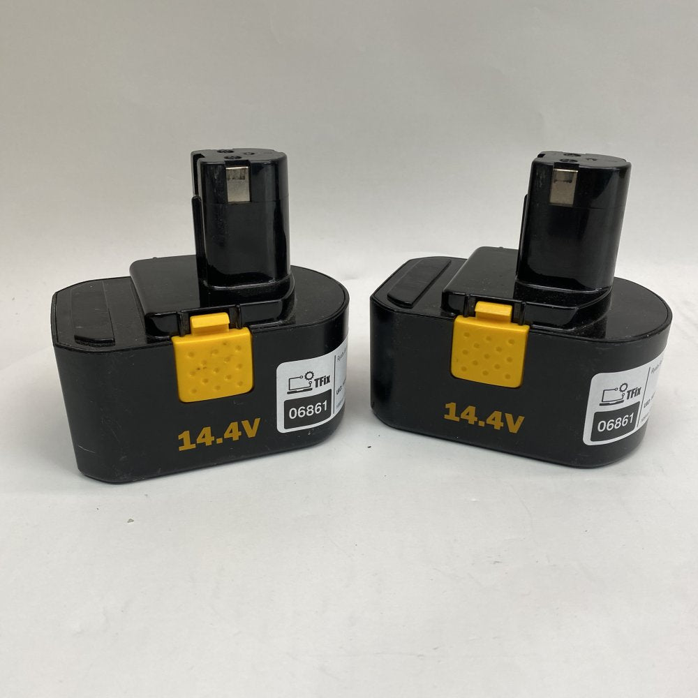 Cordless Drill Battery NiCd 14.4V Ryobi B-1415-S 1.5Ah Rechargeable Set of 2