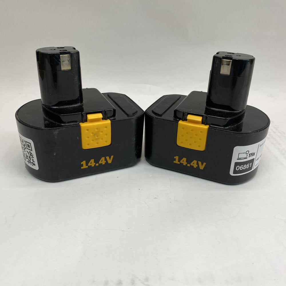 Cordless Drill Battery NiCd 14.4V Ryobi B-1415-S 1.5Ah Rechargeable Set of 2