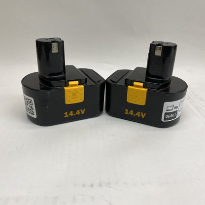 Cordless Drill Battery NiCd 14.4V Ryobi B-1415-S 1.5Ah Rechargeable Set of 2