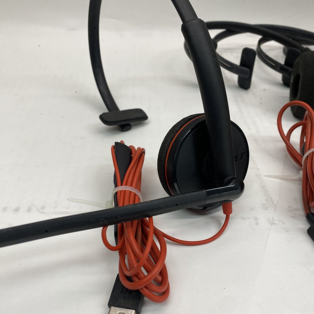 Professional Noise Canceling USB Headset Plantronics C3210 Stereo Call Center x5