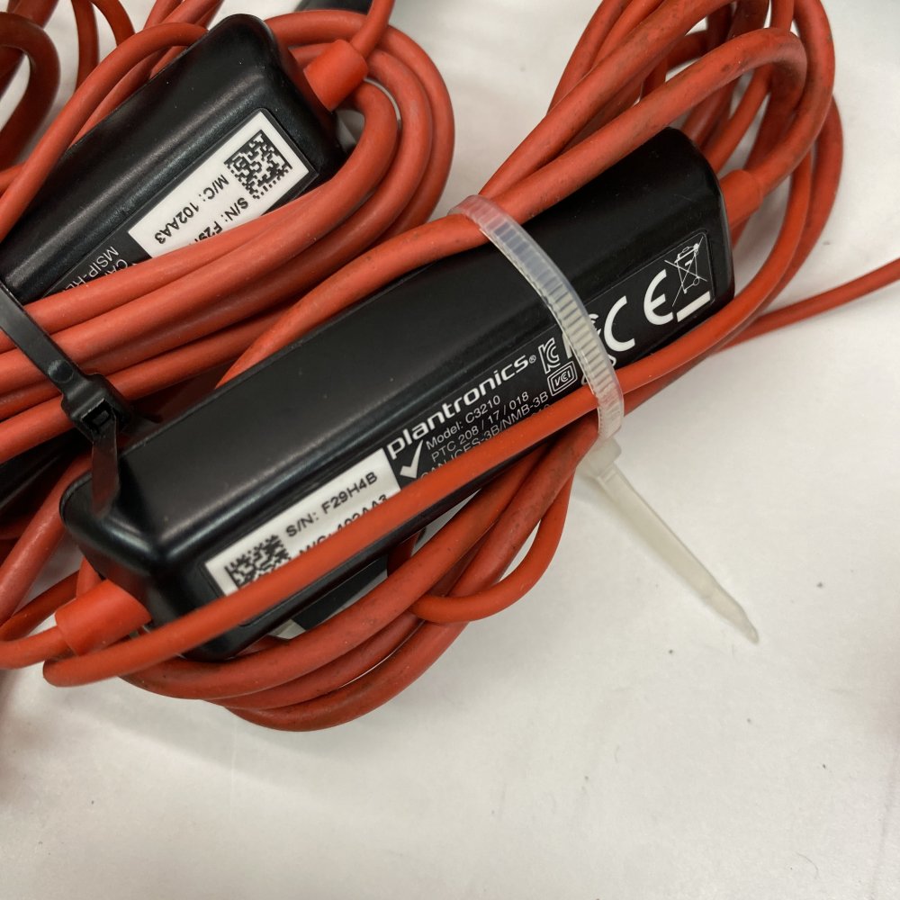 Professional Noise Canceling USB Headset Plantronics C3210 Stereo Call Center x5