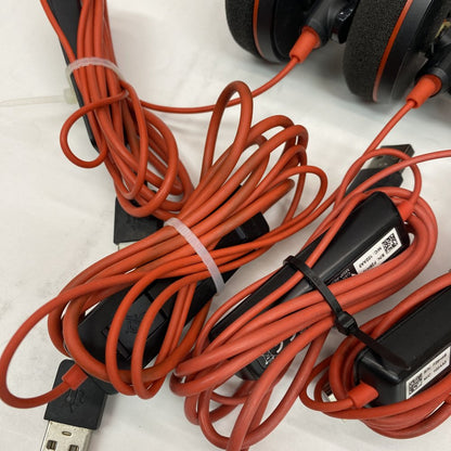 Professional Noise Canceling USB Headset Plantronics C3210 Stereo Call Center x5