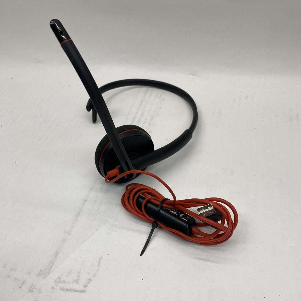 Office Wired Noise Cancelling Headset USB USB-C Jabra Plantronics C3210 Lot 4