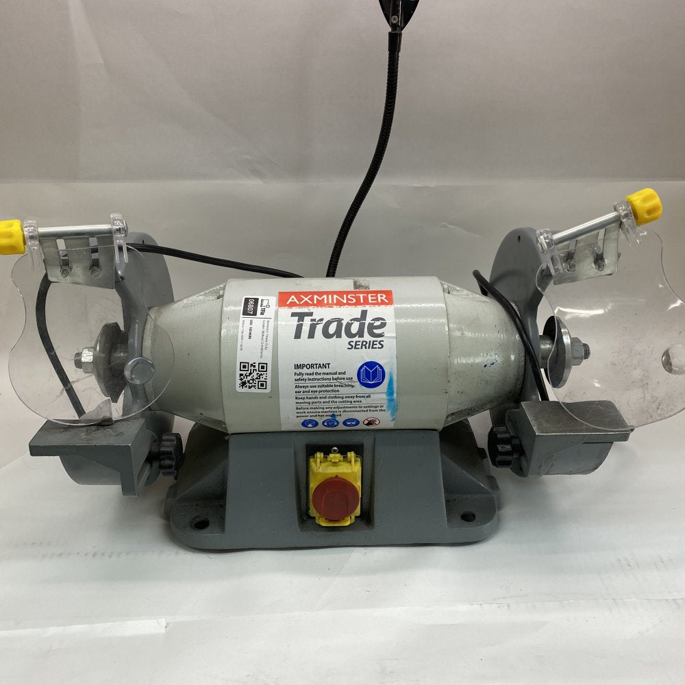 Industrial Bench Grinder 900W Axminster AT8G2 200mm 230V Heavy Duty