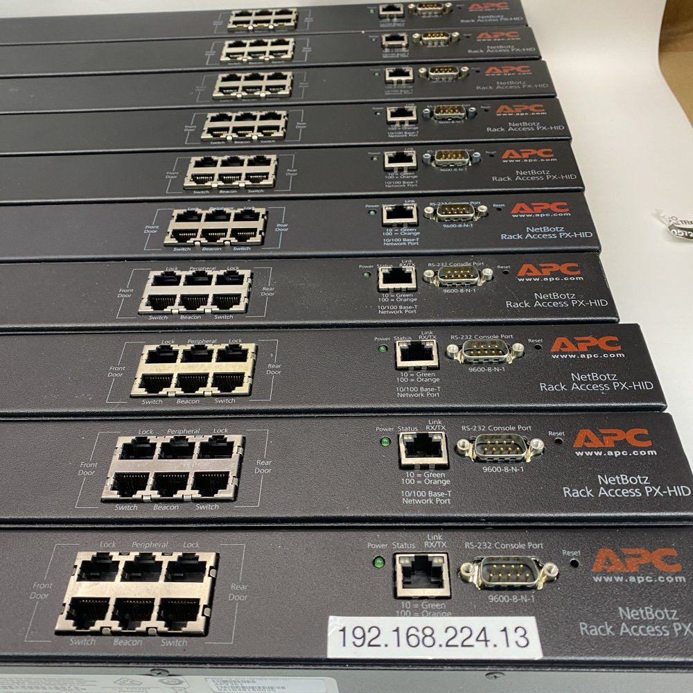 APC NetBotz PX-HID AP9361 RFID Ethernet Access Control System Bundle