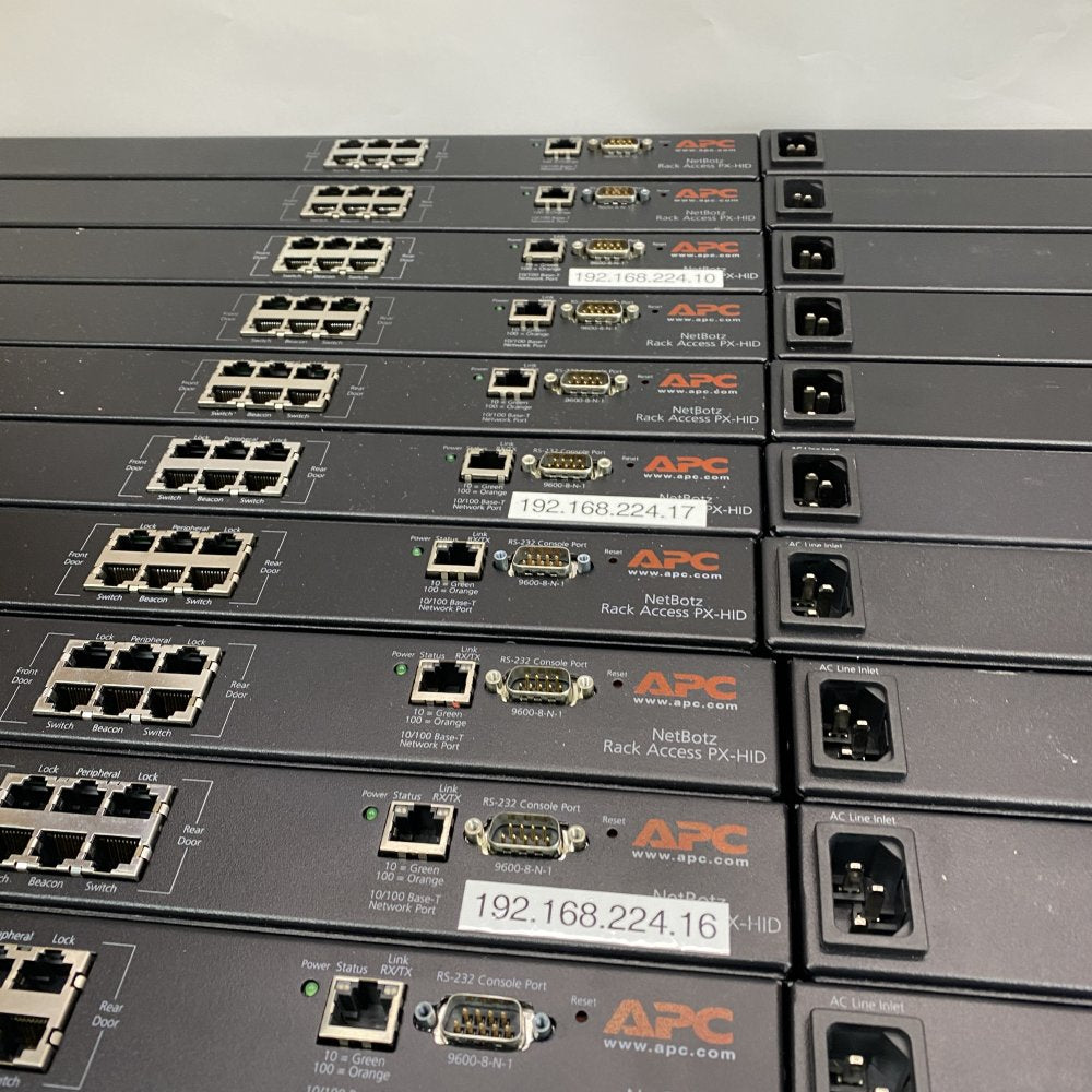 Advanced Rack Access Security Ethernet System APC NetBotz AP9361 40x