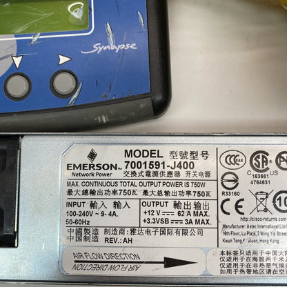 Industrial Power Supply Module Cisco 7001591-j400 750W Ethernet Fiber