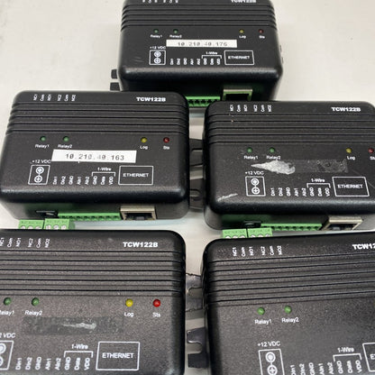 5 x Ethernet Digital IO Transfer Device TCW122B LAN Networking 175 Mbps