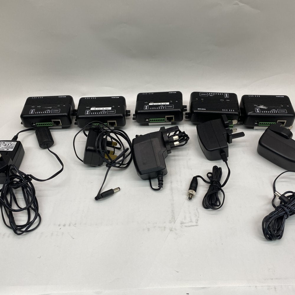 5 x Ethernet Digital IO Transfer Device TCW122B LAN Networking 175 Mbps