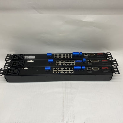 Professional Ethernet Temp Humidity Monitor APC AP9340 Black 1U Rack