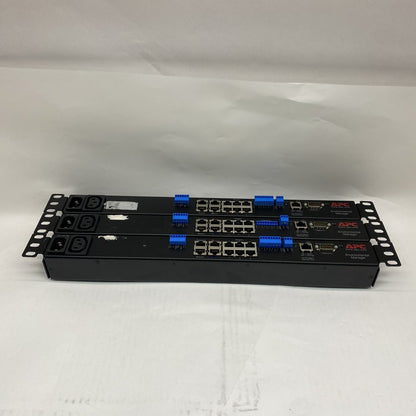 Professional Ethernet Temp Humidity Monitor APC AP9340 Black 1U Rack