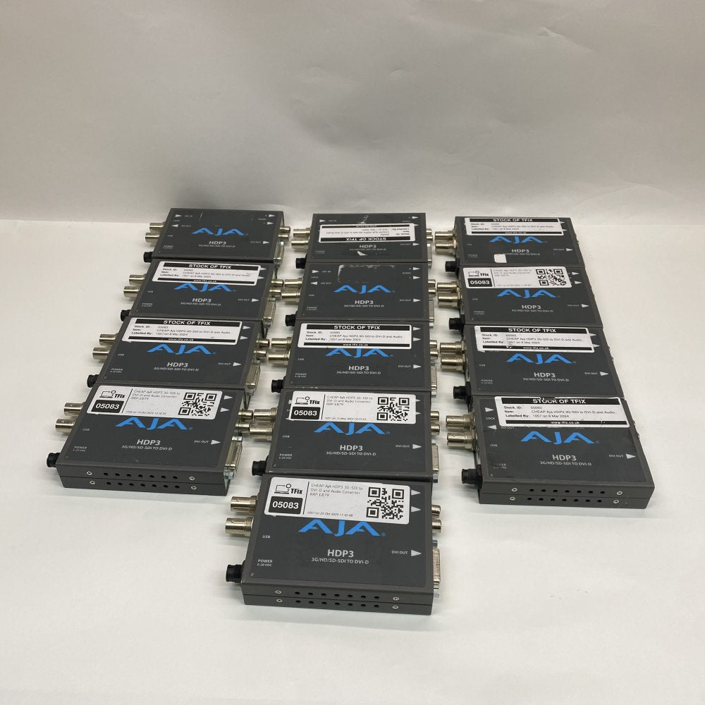 13 x Professional 3G-SDI to HDMI DVI-D Converter AJA HDP3 1080p Broadcast