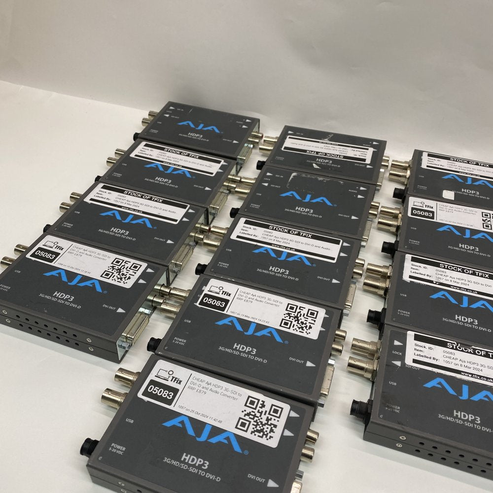 13 x Professional 3G-SDI to HDMI DVI-D Converter AJA HDP3 1080p Broadcast