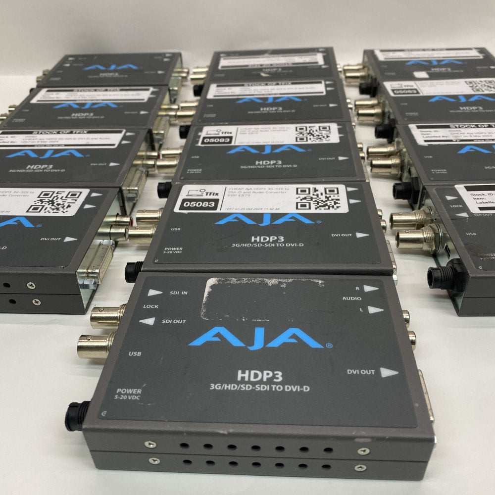 13 x Professional 3G-SDI to HDMI DVI-D Converter AJA HDP3 1080p Broadcast