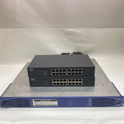 Broadcast Unmanaged Fast Ethernet Switch Dell 2216 16-Port Rack-Mount