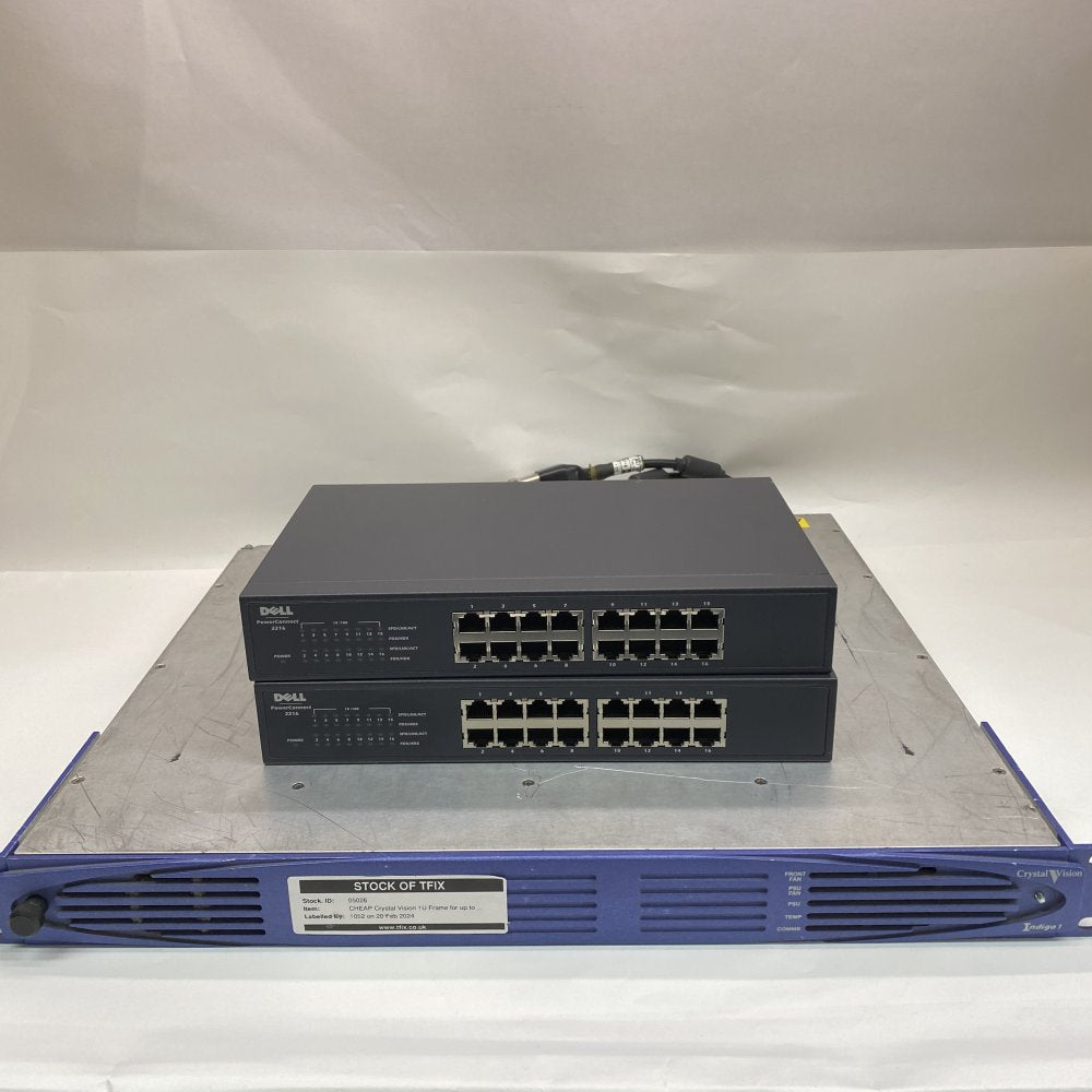 Job Lot Dell PowerConnect 2216 16-Port Unmanaged Ethernet Switch Rack-Mount