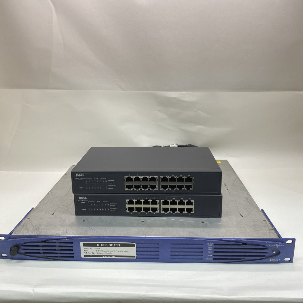 Job Lot Dell PowerConnect 2216 16-Port Unmanaged Ethernet Switch Rack-Mount
