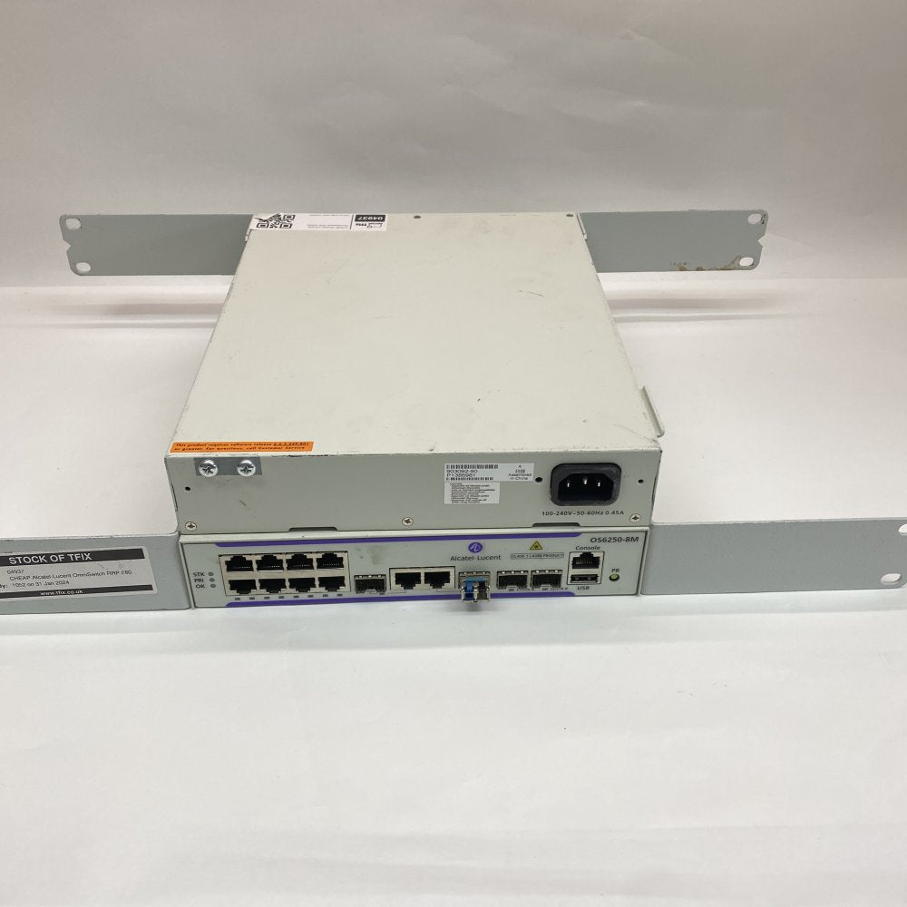 Gigabit Ethernet Switch Alcatel-Lucent OS6250-8M Managed 8-Port RJ-45 LAN