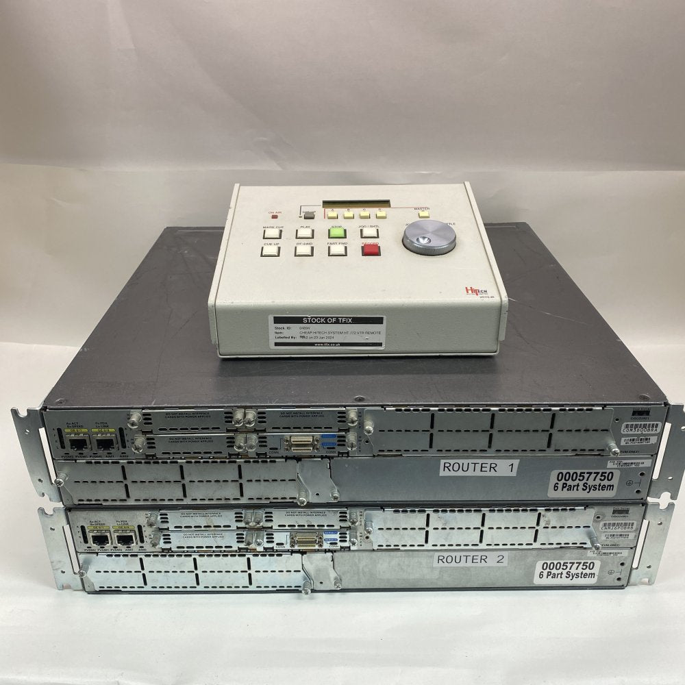 Cisco 2821-HSEC V03 Router Dual Gigabit 1080p Rack-Mountable Bundle