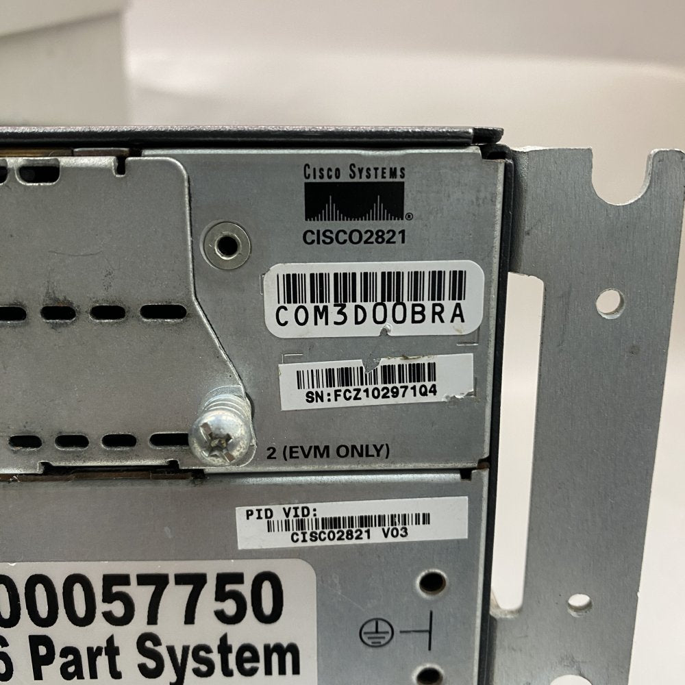 Professional Dual Gigabit Router Cisco 2821-HSEC/K9 V03 Ethernet 1080p