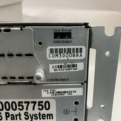 Professional Dual Gigabit Router Cisco 2821-HSEC/K9 V03 Ethernet 1080p