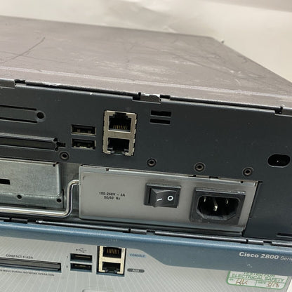 Professional Dual Gigabit Router Cisco 2821-HSEC/K9 V03 Ethernet 1080p