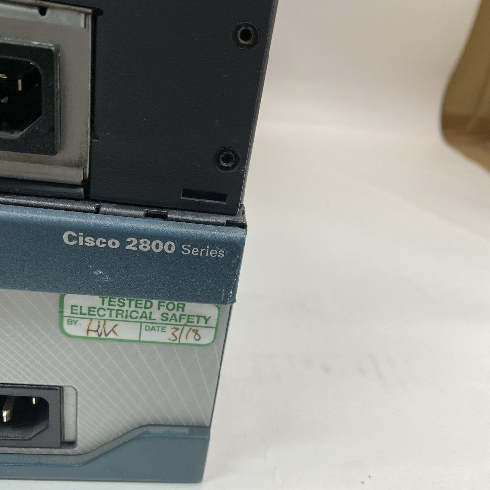Professional Dual Gigabit Router Cisco 2821-HSEC/K9 V03 Ethernet 1080p