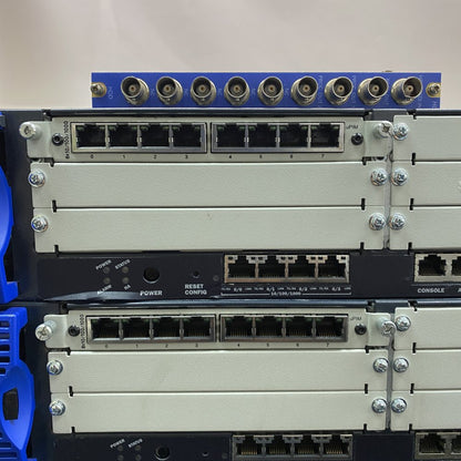 Bundle Juniper SSG 550M Firewall VPN Axon SDI IO Card Broadcast Rack