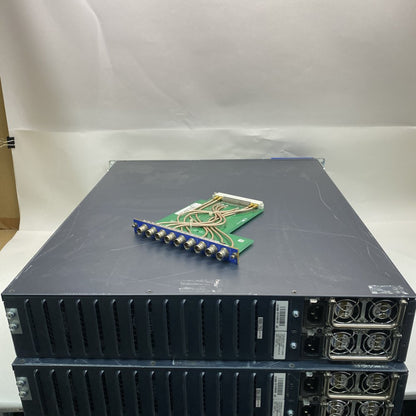 Bundle Juniper SSG 550M Firewall VPN Axon SDI IO Card Broadcast Rack