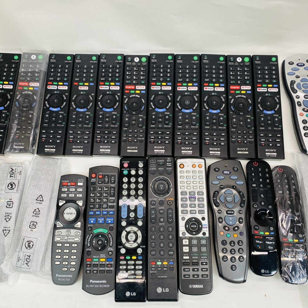 Universal Remote Controls IR RF Bluetooth Sony LG Panasonic Yamaha Sky Mixed Lot