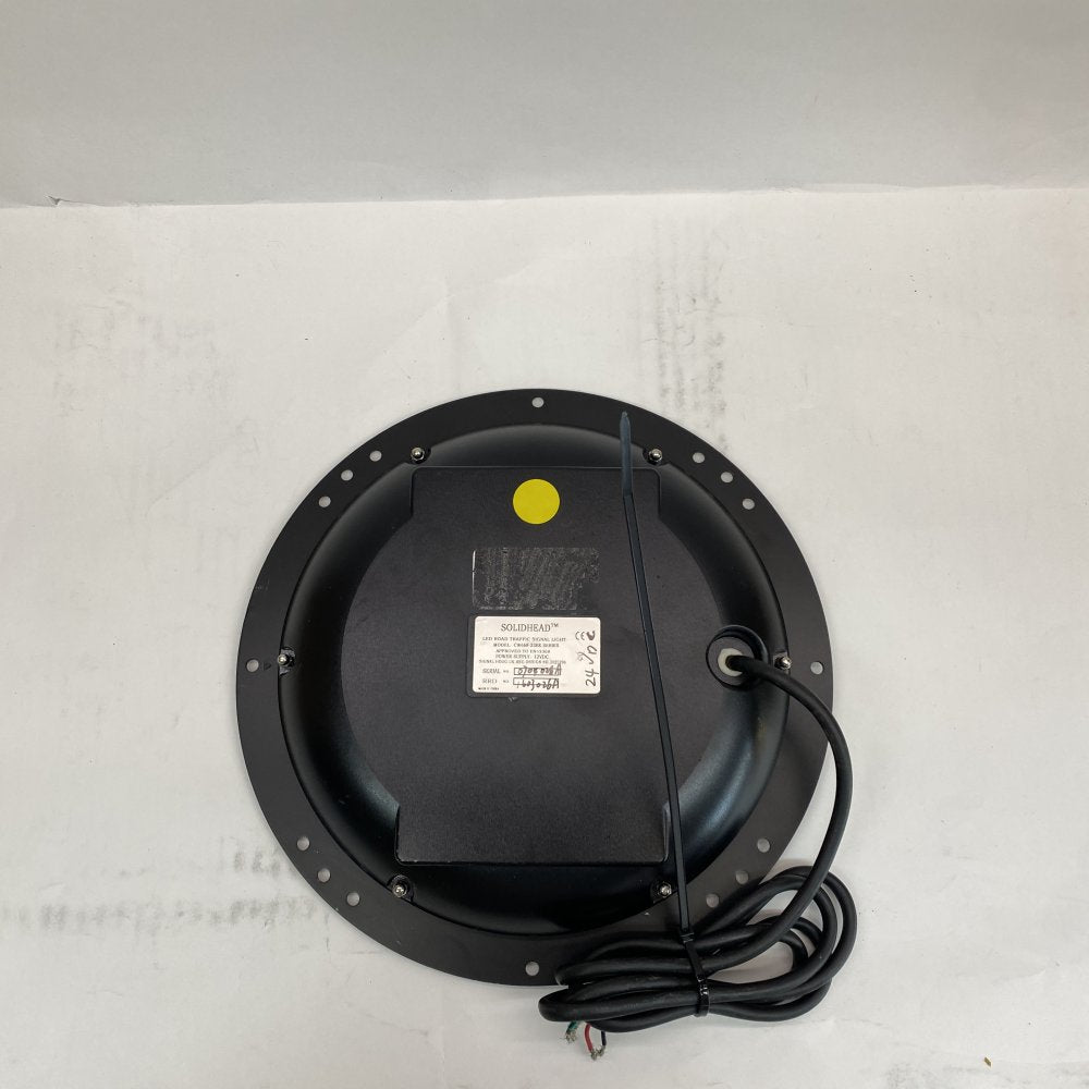 Industrial LED Road Traffic Signal Light 12VDC Yellow Solidhead CW668-23EE 200mm