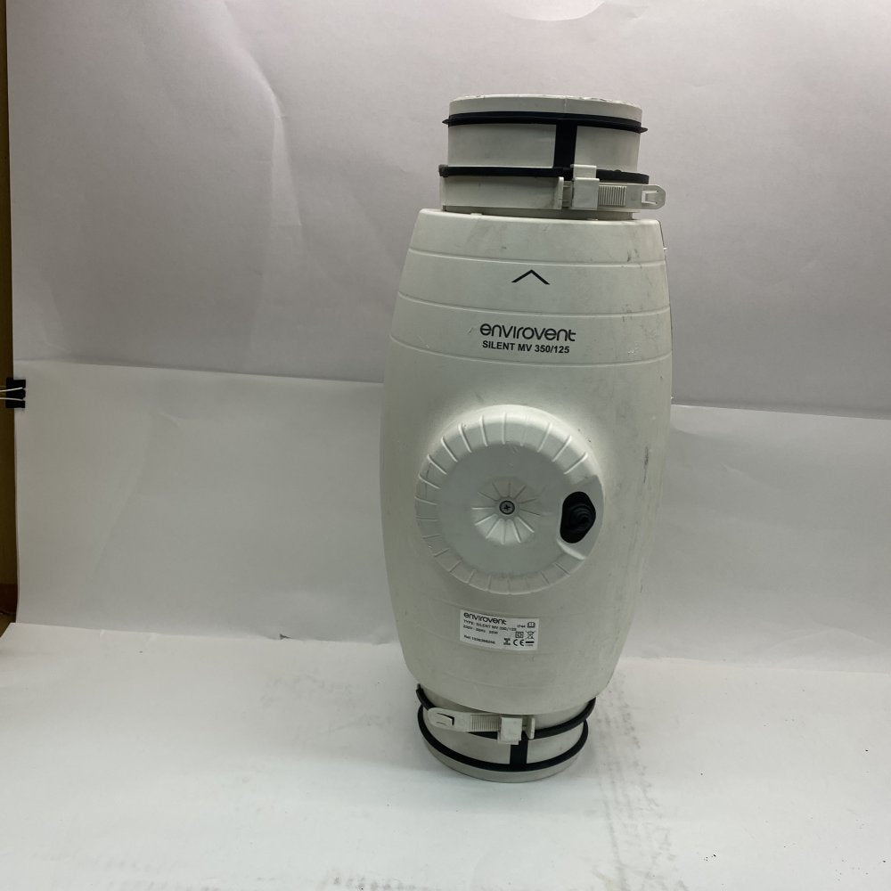 Inline Silent Duct Extractor Fan 125mm 230V IP44 Envirovent SILENT MV350125