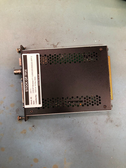 Meridian Fiber Optic Receiver, Multimode SFP Card, Audio Output, Broadcast Use