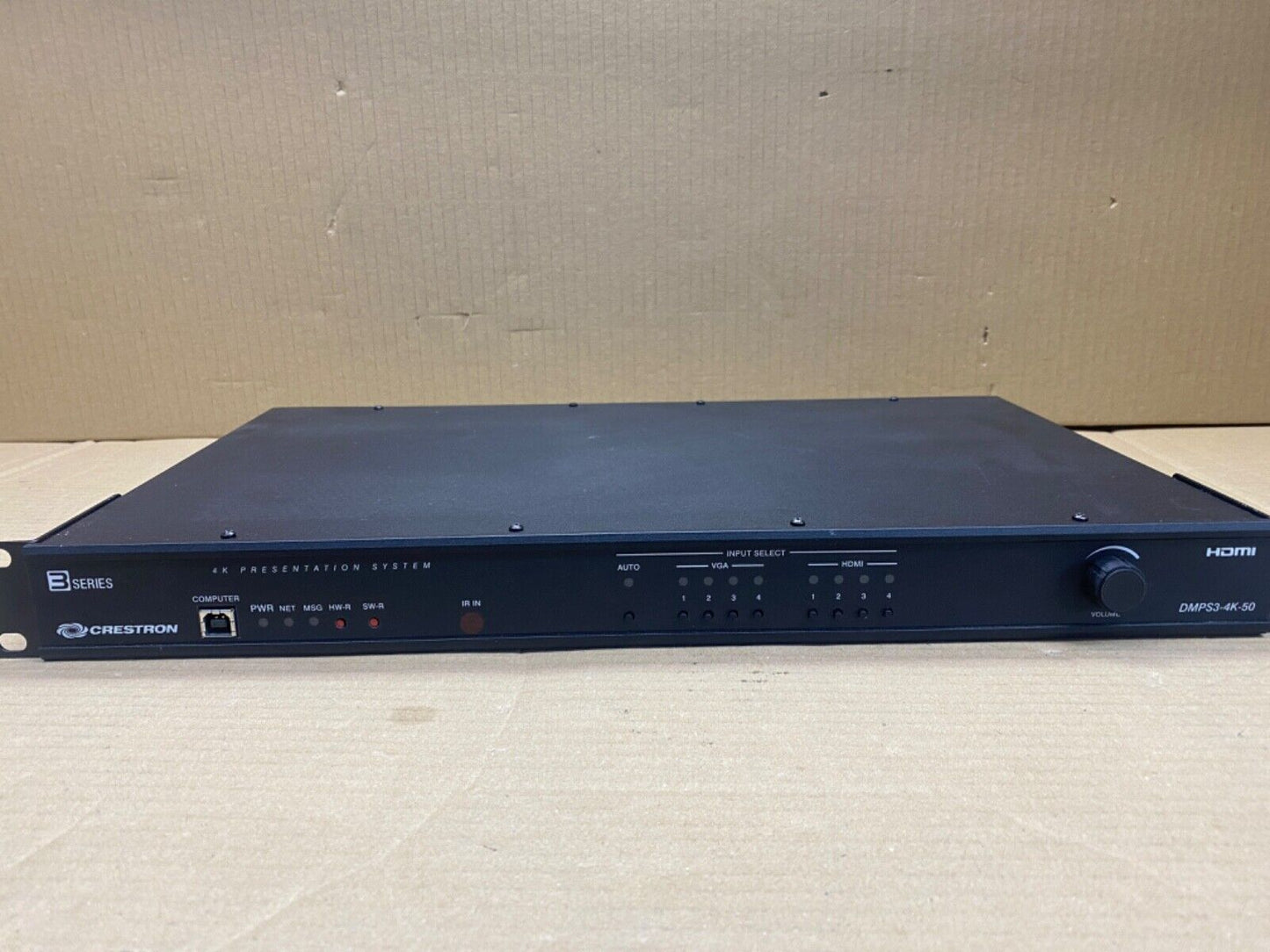 Professional 4K AV Presentation System, Crestron DMPS3-4K-50, 5 HDMI Inputs