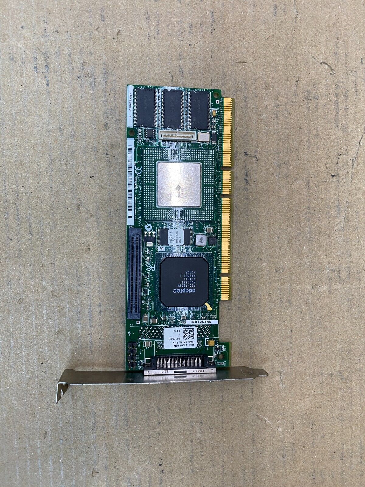 Enterprise SCSI RAID Controller Adaptec 2120S 64MB Cache Ultra160