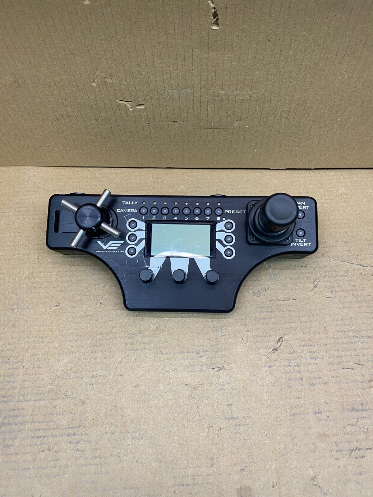 Visual Engineering VE-CV2 Joystick Camera Controller PTZ Wired LCD Used