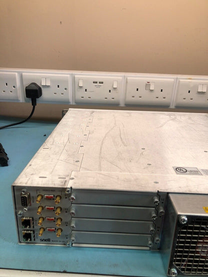 Snell Vega 200 8-Slot Broadcast Router Rackmount Configurable I/O Used